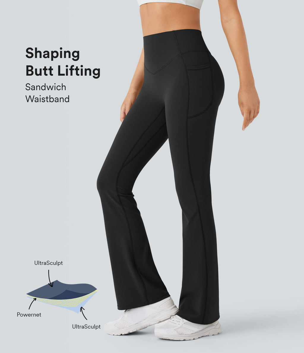 UltraSculpt High Waisted Bootcut Leggings